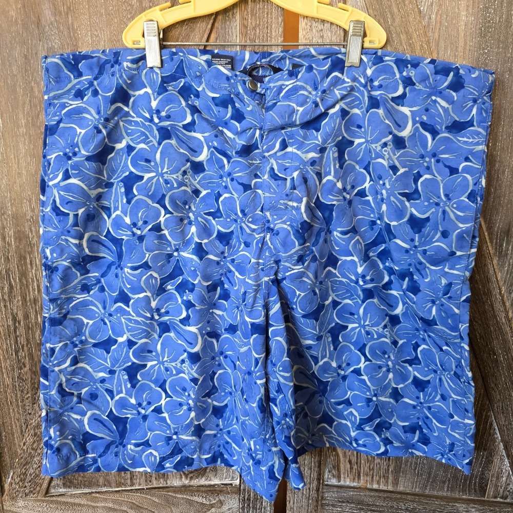 Polo Sport Ralph‎ Lauren Swim Trunks Men's XL Blue Floral Nylon Board Shorts